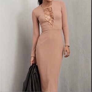 Reformation Edison Dress Sz Large Bodycon